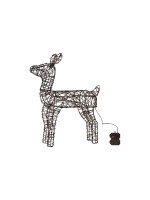 Star Trading Décoration d'extérieur Vicke Deer D'intérieur, marron, 60,00 cm de hauteur