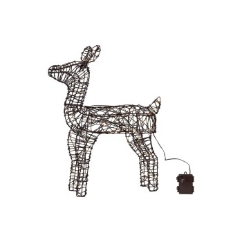 Star Trading Décoration d'extérieur Vicke Deer D'intérieur, marron, 60,00 cm de hauteur