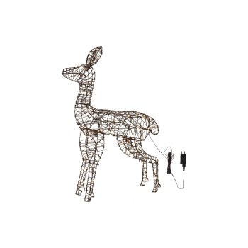 Star Trading Décoration d'extérieur Vicke Deer D'intérieur, marron, hauteur : 100,00 cm