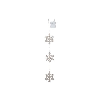 Star Trading Décoration d'extérieur Stina Snowflake Bannière, 58 cm de hauteur