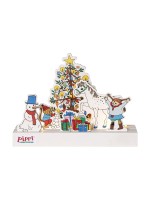 Star Trading Décoration d'intérieur PIPPI Multicolore, 18,50 cm de hauteur