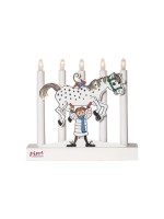Star Trading Bougeoir PIPPI D'intérieur, blanc, 27,00 cm de hauteur