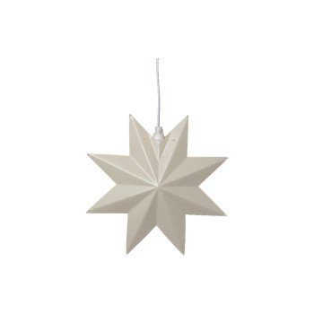 Star Trading Étoile en métal Classic D'intérieur, beige, 28,00 cm de hauteur Star Trading Étoile en métal Classic D'intérieur, beige, 28,00 cm de hauteur