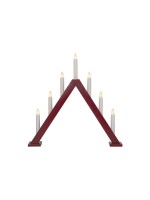 Star Trading Chandelier Tyra D'intérieur, rouge, 43,00 cm de hauteur