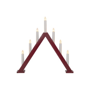 Star Trading Chandelier Tyra D'intérieur, rouge, 43,00 cm de hauteur