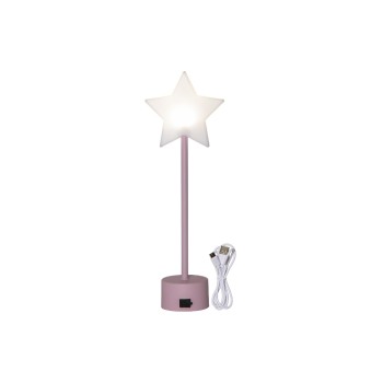 Tischstern Blizz Indoor, Pink, 40cm Höhe