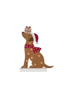 Star Trading Décoration d'intérieur « Dogge » D'intérieur, marron, 33,50 cm de hauteur