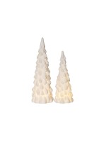 Star Trading Décoration d'intérieur d'hiver D'intérieur, blanc, 26,00 cm de hauteur