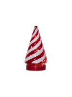 Star Trading Décoration en verre « Candy Tree » D'intérieur, rouge, 15,00 cm de hauteur