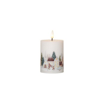 Star Trading Winterland, LED, Pillar, Flamme, Indoor, 12.5 cm Höhe