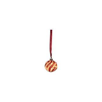 Star Trading Bauble Polka LED, verre, IP20, usage intérieur