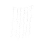 Star Trading SystDecor Curtain 0.8m Extr, 42 LED 0.72W, 100x80cm, Kabel weiss