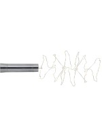 Star Trading Guirlande lumineuse à LED Angel Hair 2 m, 40 LEDs, argent