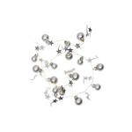 Star Trading Guirlande à LED Étoile argent, 10 LED