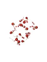 Star Trading LED Lichterkette Stern red, 10 LED, Bat: 3xAA m Timer, Zul 50cm L:90cm