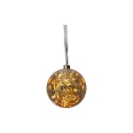 Star Trading LED Kugel Glow 15cm Amber, 40 LED, D:15cm, Kabellänge 1.5m