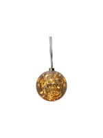 Star Trading LED Kugel Glow 15cm Amber, 40 LED, D:15cm, cablelänge 1.5m