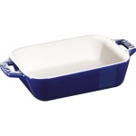 Staub Plat à gratin 34 x 24 cm, Bleu foncé