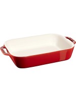 Staub Plat à gratin 27 x 20 cm, Rouge cerise