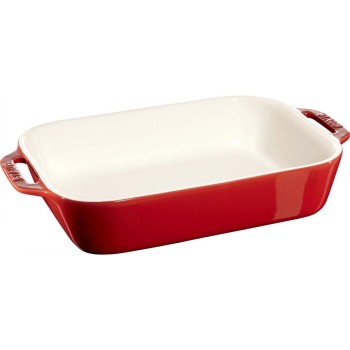 Staub Plat à gratin 27 x 20 cm, Rouge cerise