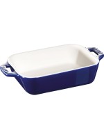 Staub Plat à gratin 27 x 20 cm, Bleu foncé