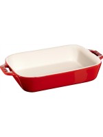 Staub Plat à gratin 20 x 16 cm, Rouge cerise