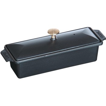 Staub Plat à gratin Angulaire, Noir