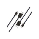 Stealth-Gaming Câble chargeur USB 2x Twin Play + Charge Cables USB-A - USB-C 3 m