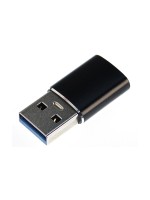 USB3.1 Adapter: A-Stecker for C-Buchse, for USB3.1 Geräte, max.60W, 3A