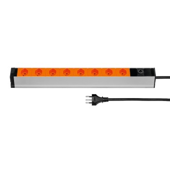 STEFFEN Bloc multiprises 19” 8xT13, Orange