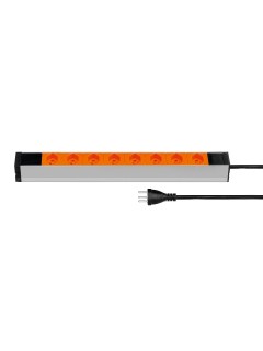 STEFFEN Multiprise 19 8x T23 Orange, 1U STEFFEN Multiprise 19 8x T23 Orange, 1U