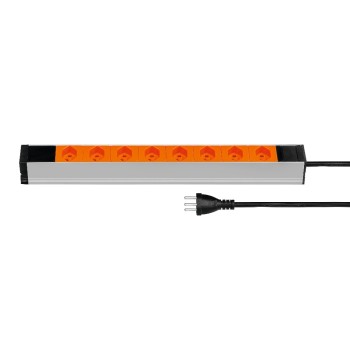 STEFFEN Multiprise 19 8x T23 Orange, 1U