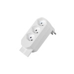 STEFFEN Adaptateur multiple Manta 4xT13 (1x en bas) pivotant 4