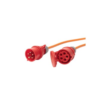 Industrie-Verlängerungscable EPR-PUR, 5x2.5mm2, CEE16/5 - CEE16/5, orange, 10m Industrie-Verlängerungscable EPR-PUR, 5x2.5mm2, CEE16/5 - CEE16/5, orange, 10m