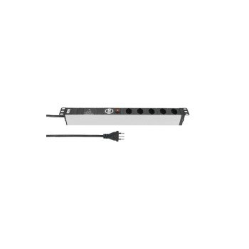 STEFFEN Bloc multiprises 19” 5x T13, Argent STEFFEN Bloc multiprises 19” 5x T13, Argent