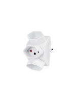 Steffen Mehrfachadapter 3xT13, weiss, stern, erhöhter Berührungsschutz