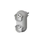 STEFFEN Connecteur multiple Strong 2x T25, Blanc