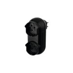 STEFFEN Connecteur multiple Strong 2x T15, Noir