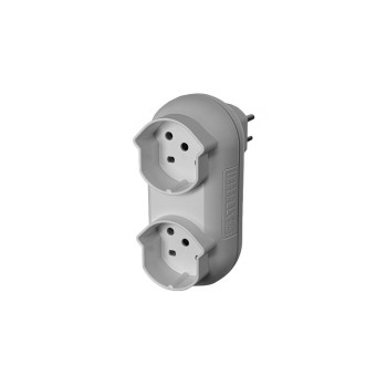 Steffen Mehrfachadapter STRONG 2xT15, white