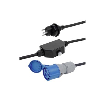 STEFFEN Câble de raccordement GdV 3 x 1.5 mm T13-CEE16/3 IP55 STEFFEN Câble de raccordement GdV 3 x 1.5 mm T13-CEE16/3 IP55