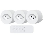 STEFFEN Commutateurs de courant radio avec télécommande, blanc