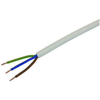 STEFFEN Câble d’installation TD 3 x 1.5 mm², 100 m Blanc STEFFEN Câble d’installation TD 3 x 1.5 mm², 100 m Blanc