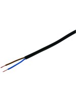 Installationscable TD 2x 1.0mm2, black , 100m