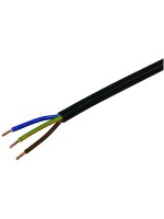 Installationscable TD 3x 1.5mm2, black , 100m