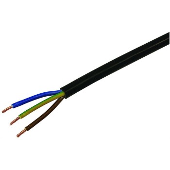 STEFFEN Câble d’installation TD 3 x 1.5 mm², 100 m Noir STEFFEN Câble d’installation TD 3 x 1.5 mm², 100 m Noir