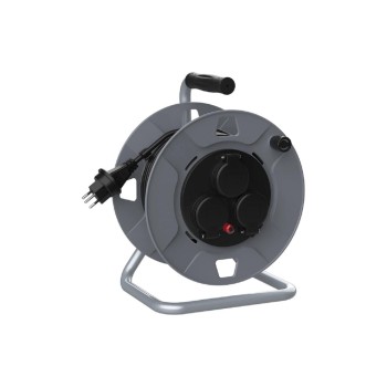 STEFFEN Bobine de câble 40 m, 3 x 1,5 mm, 3 x T13, noir STEFFEN Bobine de câble 40 m, 3 x 1,5 mm, 3 x T13, noir