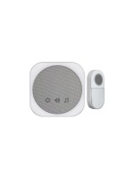 STEFFEN Carillon de porte radio à pile Gris