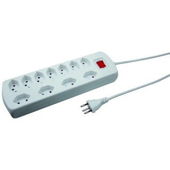 multiprises 11xT13, 7x längs, 4x quer, mit Schalter, 1.5m câble, avec Kinderschutz multiprises 11xT13, 7x längs, 4x quer, mit Schalter, 1.5m câble, avec Kinderschutz