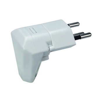 STEFFEN STEKO Dreh-Winkelstecker T12 90ø, Peachick Move on, blanc STEFFEN STEKO Dreh-Winkelstecker T12 90ø, Peachick Move on, blanc