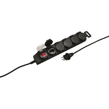 STEFFEN STEBA DRY multiprises 5xT13, IP44, avec Schalter, 3m Gd-câble, bis -25C STEFFEN STEBA DRY multiprises 5xT13, IP44, avec Schalter, 3m Gd-câble, bis -25C